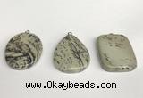 NGP5761 30*40mm freefrom jasper gemstone pendants wholesale