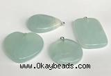 NGP5762 25*35mm - 30*40mm freefrom gemstone pendants wholesale