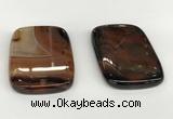 NGP5796 35*55mm rectangle agate pendants wholesale