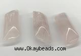 NGP5873 20*55mm - 22*60mm marquise rose quartz pendants