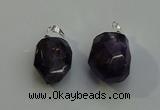 NGP6017 18*30mm - 22*35mm freeform amethyst pendants