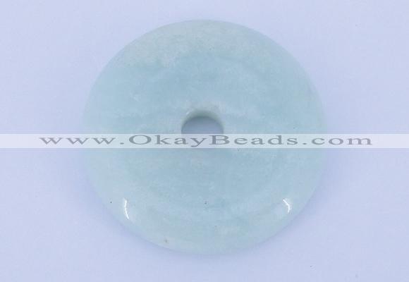 NGP603 5pcs 7*35mm amazonite gemstone donut pendants wholesale