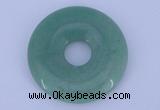 NGP608 5pcs 7*45mm green aventurine gemstone donut pendants wholesale