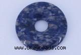 NGP611 5pcs 7*40mm new sodalite gemstone donut pendants wholesale