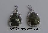 NGP6621 22*30mm faceted teardrop labradorite gemstone pendants