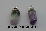 NGP6680 12*25mm - 12*30mm sticks druzy amethyst pendants