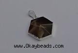 NGP6834 24*25mm hexagon moonstone gemstone pendants wholesale