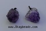 NGP7148 20*40mm - 30*45mm faceted nuggets amethyst pendants