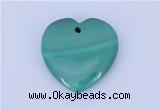 NGP716 30*30mm heart natural malachite gemstone pendant