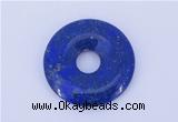 NGP721 5*30mm natural lapis lazuli gemstone donut pendant