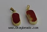 NGP7244 10*20mm - 10*22mm oval mookaite gemstone pendants