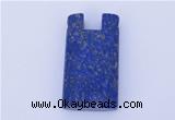 NGP725 18*32mm rectangle natural lapis lazuli gemstone pendant