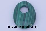 NGP734 20*30mm oval natural malachite gemstone pendant wholesale