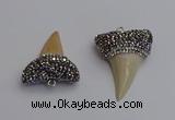 NGP7340 25*35mm - 30*38mm shark teeth pendants wholesale