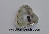 NGP7384 45*50mm - 50*55mm freeform druzy agate pendants