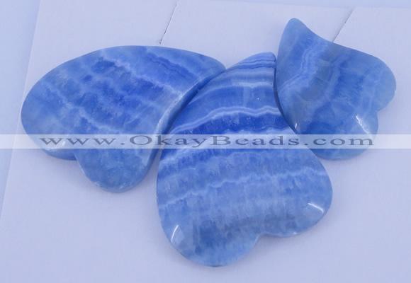 NGP74 Fashion blue lace agate gemstone pendants set jewelry wholesale