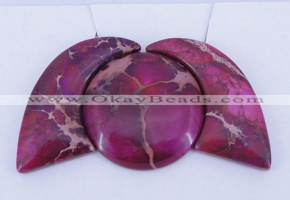 NGP85 Dyed imperial jasper gemstone pendants set jewelry wholesale