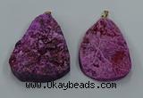 NGP8670 35*55mm - 45*60mm freeform druzy agate pendants wholesale