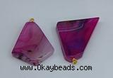 NGP8717 28*38mm - 40*45mm freeform agate pendants wholesale