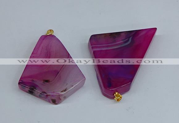 NGP8717 28*38mm - 40*45mm freeform agate pendants wholesale