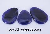 NGP879 5PCS 40-45mm*50-65mm freeform agate gemstone pendants