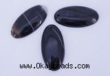 NGP884 5PCS 25*49mm oval agate gemstone pendants wholesale