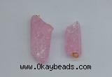 NGP8881 16*38mm - 25*60mm sticks crackle quartz pendants wholesale