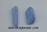 NGP8882 16*38mm - 25*60mm sticks crackle quartz pendants wholesale