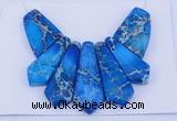 NGP91 Dyed imperial jasper gemstone pendants set jewelry wholesale