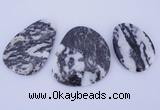 NGP948 5PCS 30-48mm*45-60mm freeform zebra jasper gemstone pendants