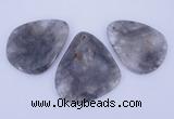 NGP949 5PCS 40-55mm*55-65mm freeform cloudy quartz gemstone pendants