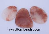 NGP950 5PCS 35-55mm*50-65mm freeform red quartz gemstone pendants