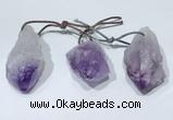 NGP9752 20*30mm-25*55mm freeform amethyst pendants wholesale