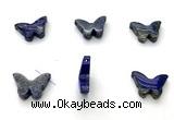 NGP9859 12*18mm butterfly natural lapis lazuli pendant