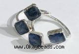 NGR1092 8mm square kyanite gemstone rings wholesale