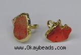 NGR264 22*30mm - 30*40mm freeform sea sediment jasper rings