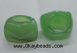 NGR42 20*30*35mm faceted freeform agate gemstone rings