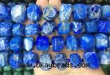 NLBS01 15 inches 12*16mm - 13*18mm faceted nuggets lapis lazuli beads  NLBS01 15 inches 12*16mm - 13*18mm faceted nuggets lapis lazuli beads