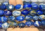 NLBS02 15 inches 12*16mm - 13*18mm faceted nuggets lapis lazuli beads  NLBS02 15 inches 12*16mm - 13*18mm faceted nuggets lapis lazuli beads