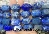 NLBS03 15 inches 13*18mm - 15*20mm faceted nuggets lapis lazuli beads  NLBS03 15 inches 13*18mm - 15*20mm faceted nuggets lapis lazuli beads