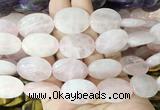 OVBS01 15 inches 18*25mm oval rose quartz gemstone beads wholesale