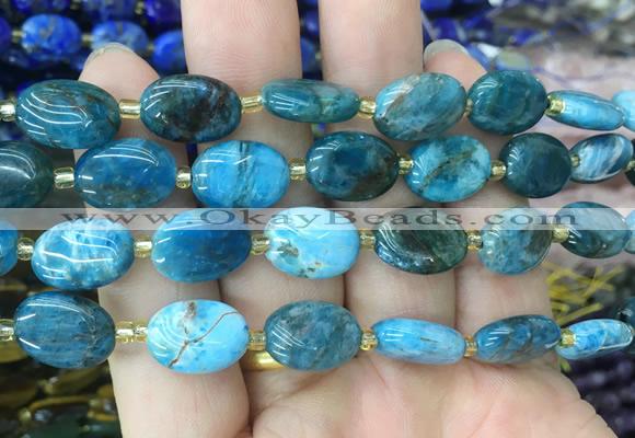 OVBS20 15 inches 10*14mm oval apatite gemstone beads wholesale