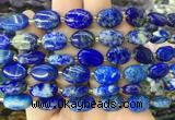 OVBS22 15 inches 10*14mm oval lapis lazuli gemstone beads wholesale