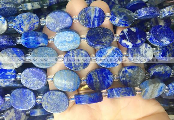 OVBS26 15 inches 13*18mm oval lapis lazuli gemstone beads wholesale