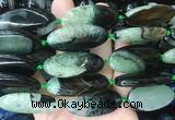 OVBS46 15 inches 20*40mm oval Agate gemstone beads wholesale OVBS46 15 inches 20*40mm oval Agate gemstone beads wholesale