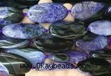 OVBS47 15 inches 20*40mm oval Agate gemstone beads wholesale OVBS47 15 inches 20*40mm oval Agate gemstone beads wholesale