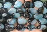 OVBS55 15 inches 15*20mm oval Agate gemstone beads wholesale OVBS55 15 inches 15*20mm oval Agate gemstone beads wholesale