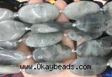 OVBS65 15 inches 20*40mm oval labradorite gemstone beads wholesale OVBS65 15 inches 20*40mm oval labradorite gemstone beads wholesale
