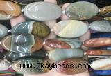 OVBS78 15 inches 20*40mm oval American picture jasper gemstone beads wholesale OVBS78 15 inches 20*40mm oval American picture jasper gemstone beads wholesale