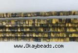 RBBS01 15 inches 2*4mm heishi yellow tiger eye gemstone beads